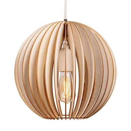 Luminaire à Suspension "Sphera" de couleur Naturel Brut