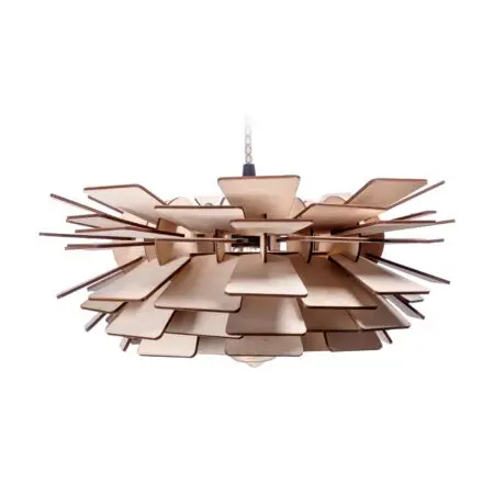 Luminaire à Suspension "Fresa" de couleur Naturel Brut