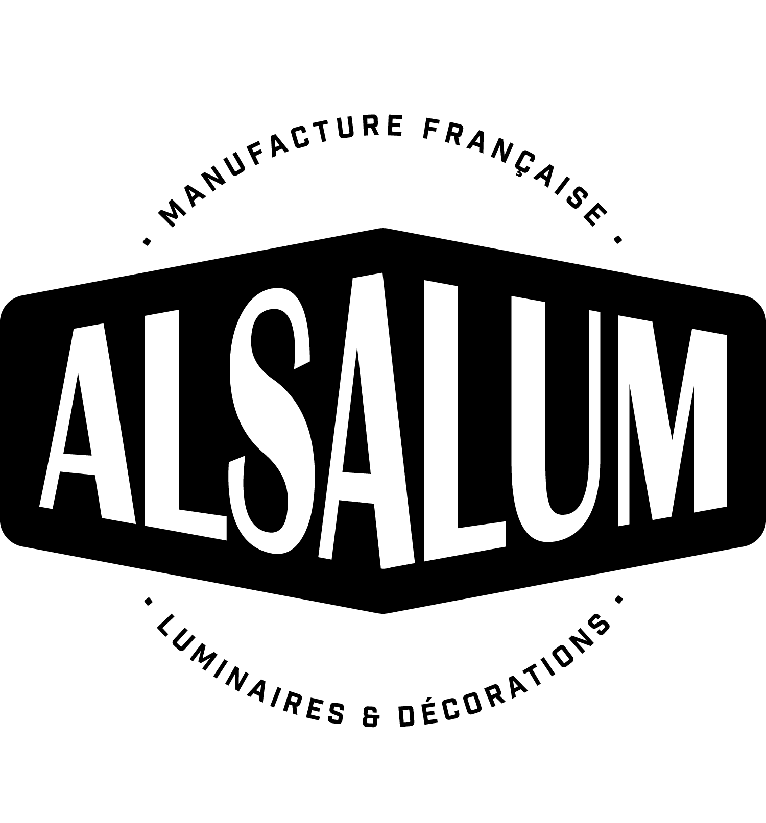Logo noir de l'entreprise Alsalum
