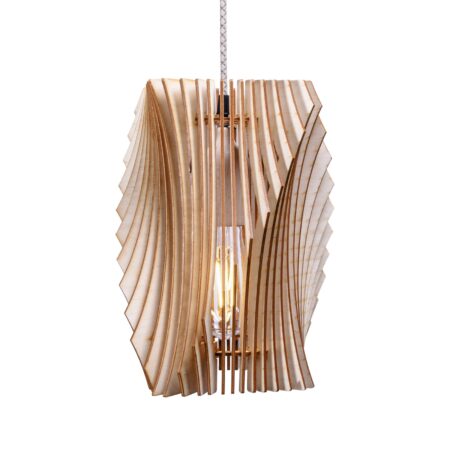 Luminaire à Suspension "Morphea" de couleur Naturel Brut