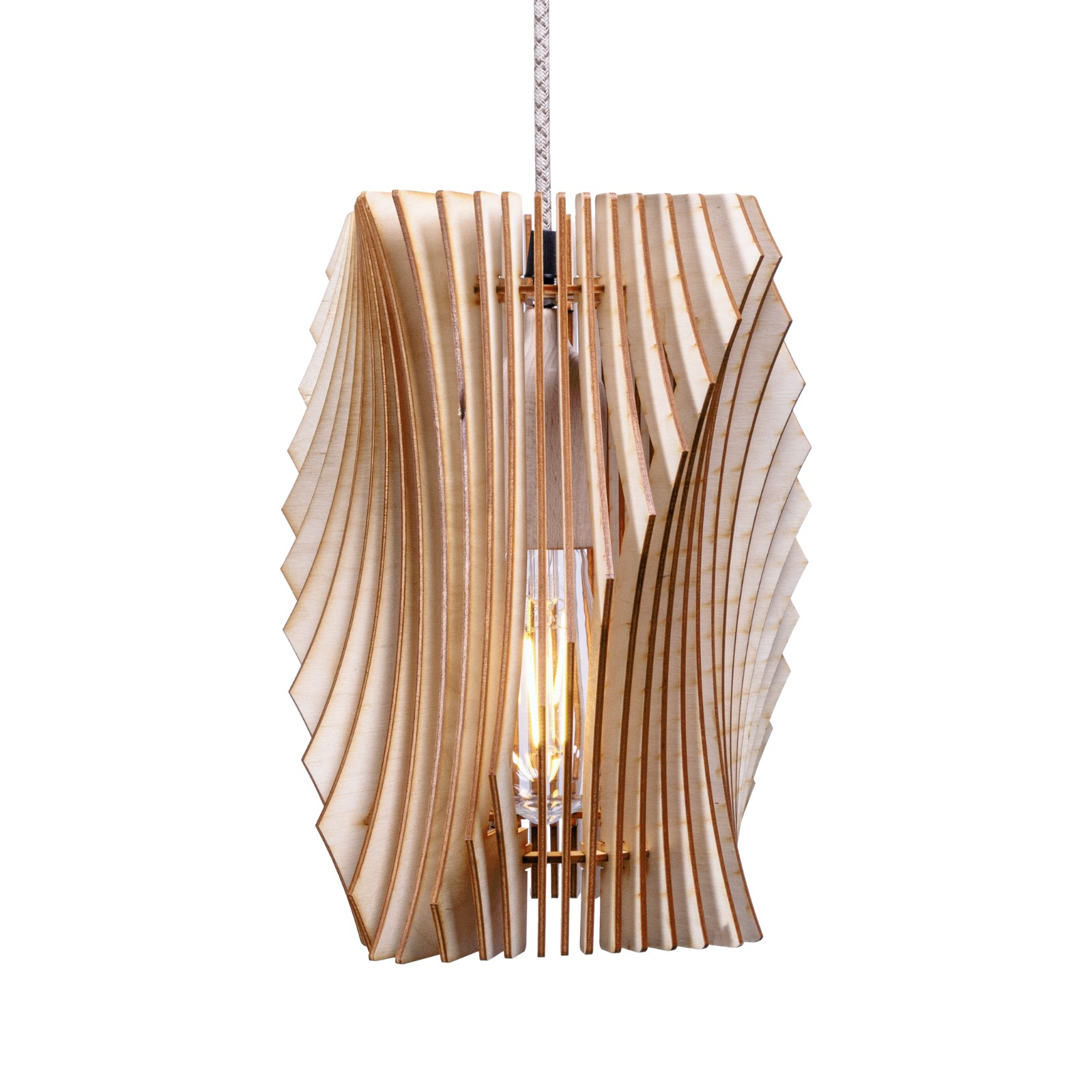 Morphea brut Luminaire à Suspension "Morphea" de couleur Naturel Brut