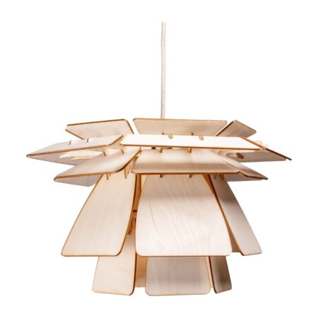 Luminaire à Suspension "Ortus" de couleur Naturel Brut