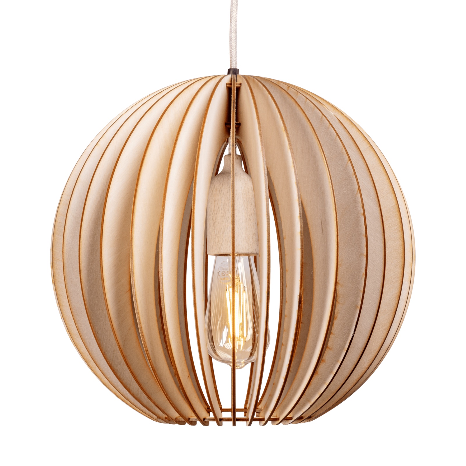 Sphera brut Luminaire à Suspension "Sphera" de couleur Naturel Brut
