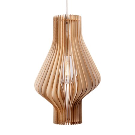 Luminaire à Suspension "Wave" de couleur Naturel Brut