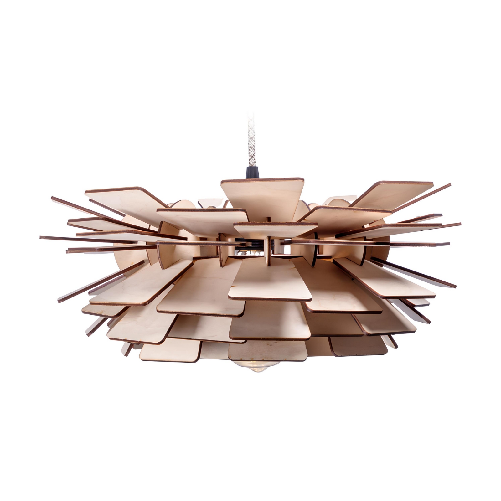 fresa brut Luminaire à Suspension "Fresa" de couleur Naturel Brut
