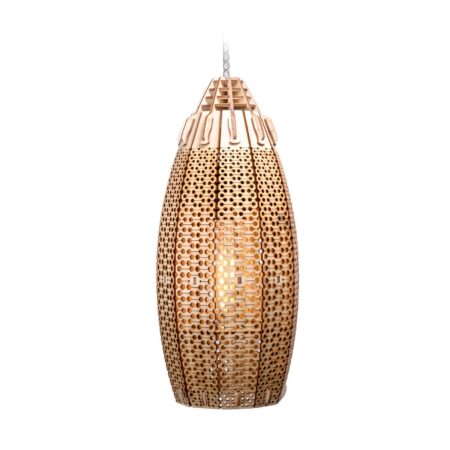 Luminaire à Suspension "Fusa" de couleur Naturel Brut