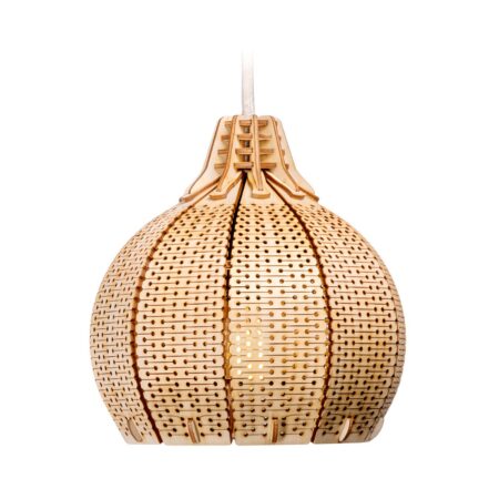 Luminaire à Suspension "Indila" de couleur Naturel Brut