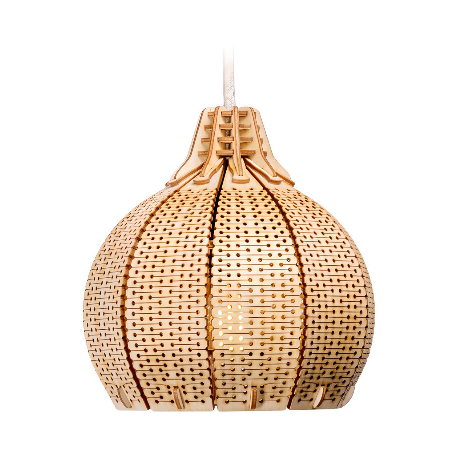 indila Luminaire à Suspension "Indila" de couleur Naturel Brut