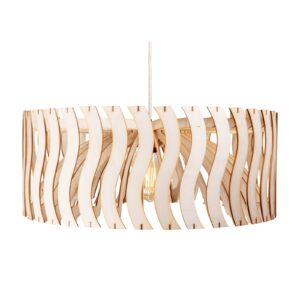 Luminaire à Suspension "Sinus" de couleur Naturel Brut