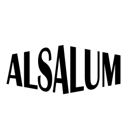Logo noir et blanc de l'entreprise Alsalum